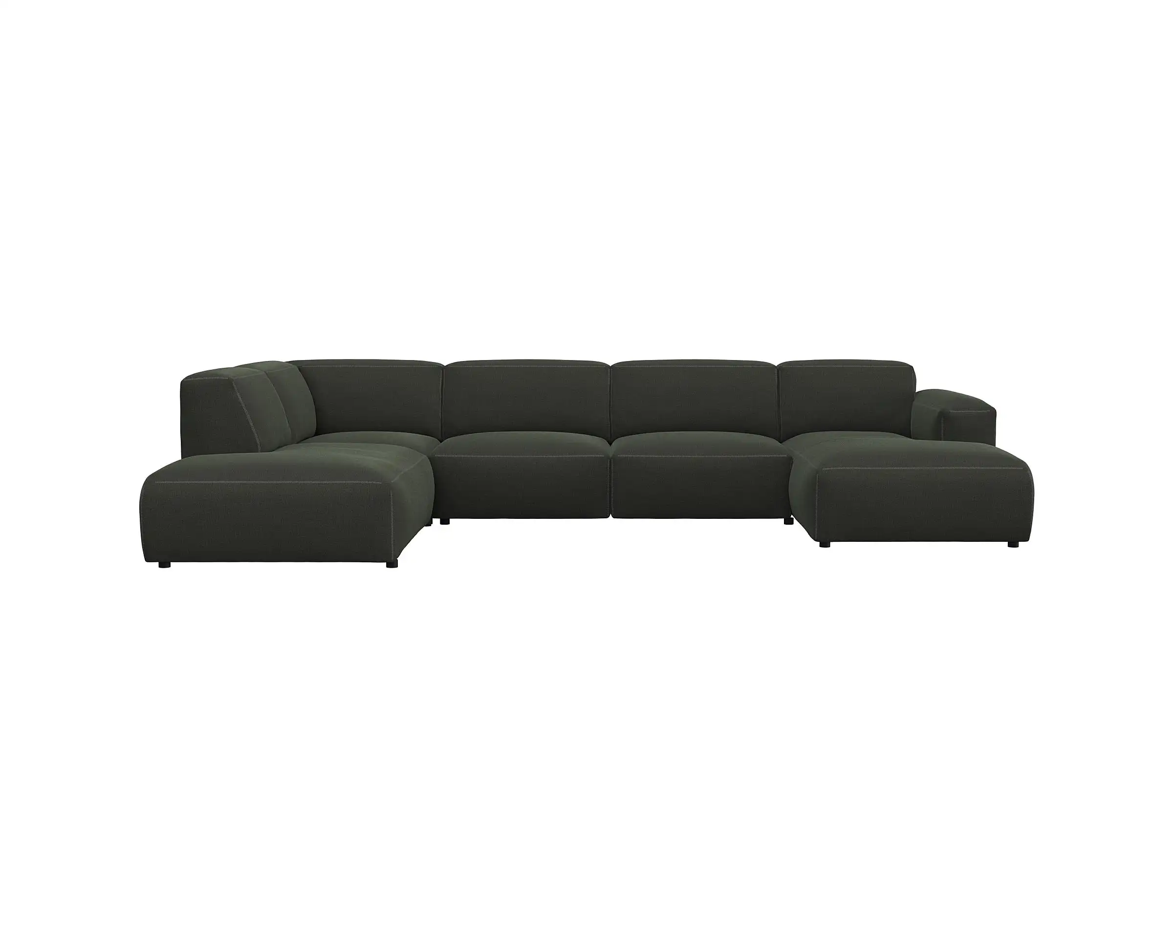 Flexlux 2.5 Sitzer Eckcouch Chaiselong Open-End Bild 1