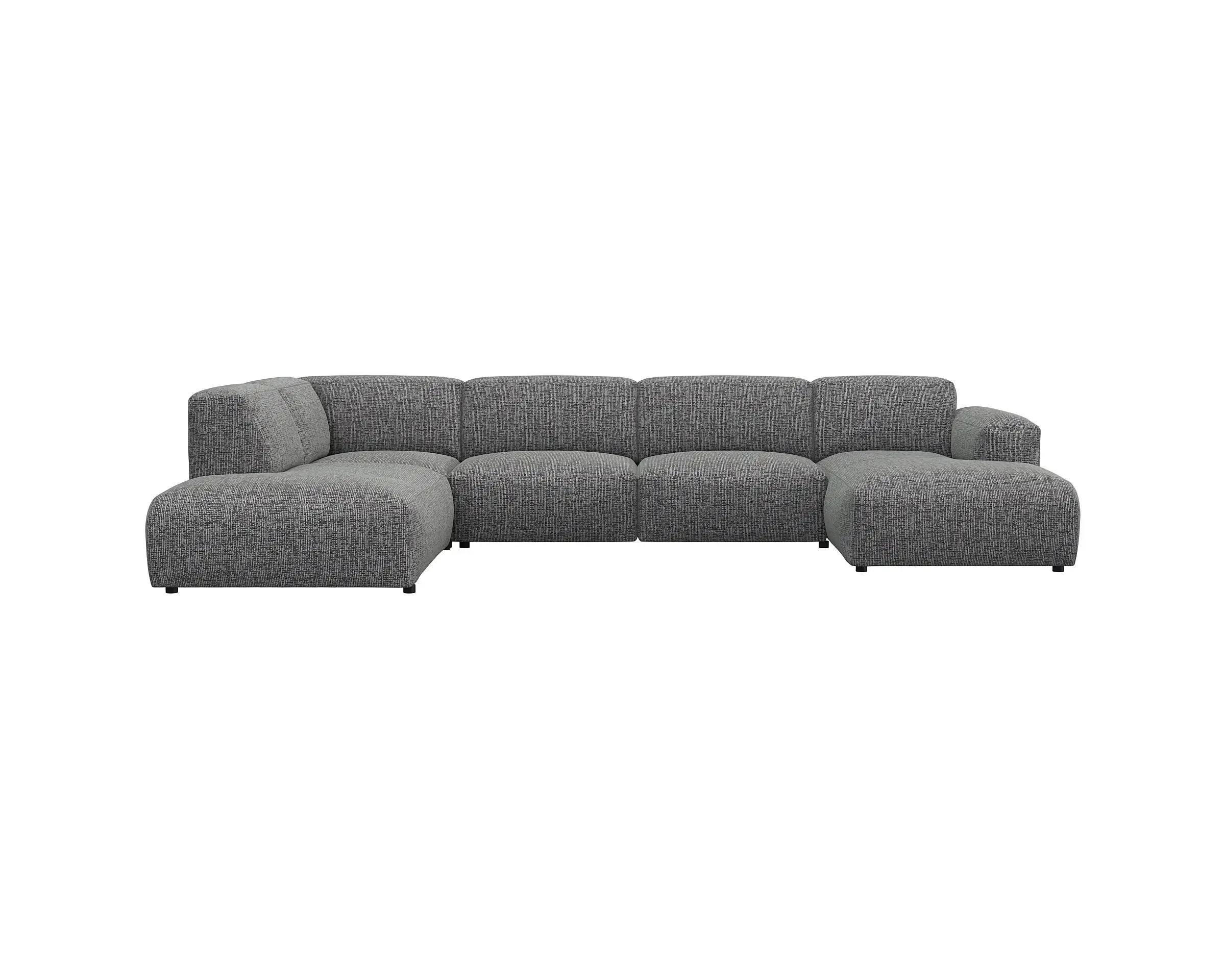 Flexlux 2.5 Sitzer Eckcouch Chaiselong Open-End Bild 1