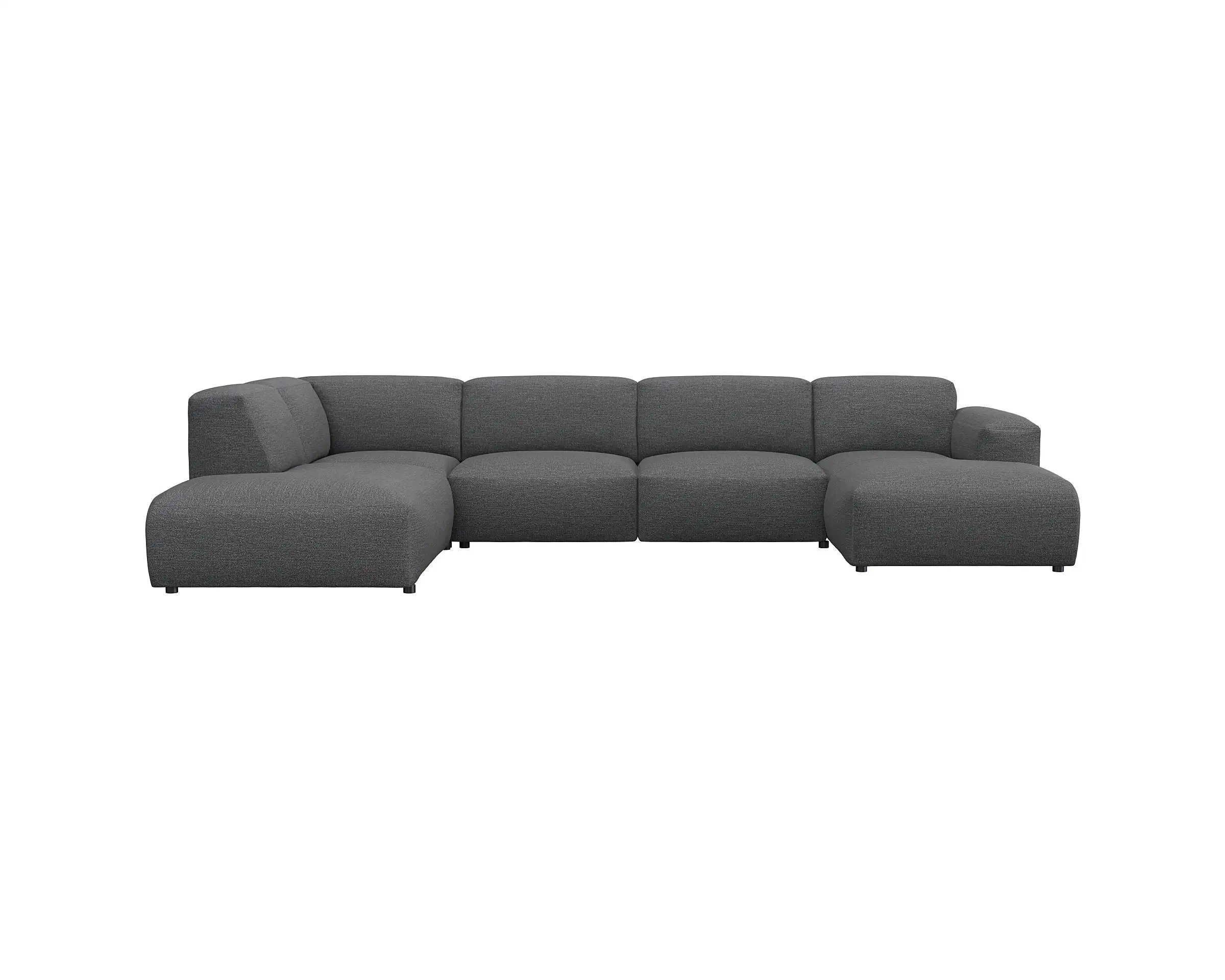 Flexlux 2.5 Sitzer Eckcouch Chaiselong Open-End Bild 1