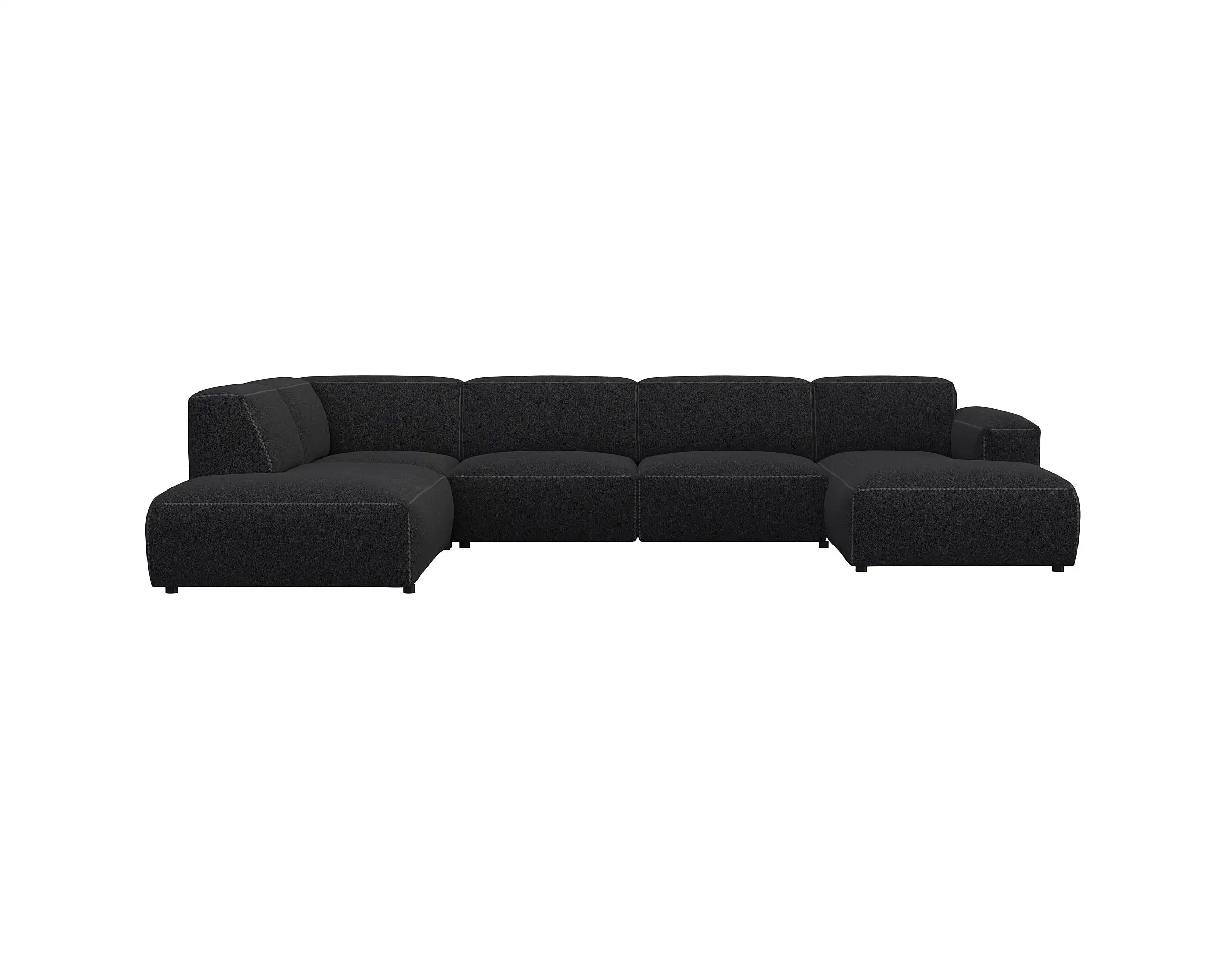 Flexlux 2.5 Sitzer Eckcouch Chaiselong Open-End Bild 1