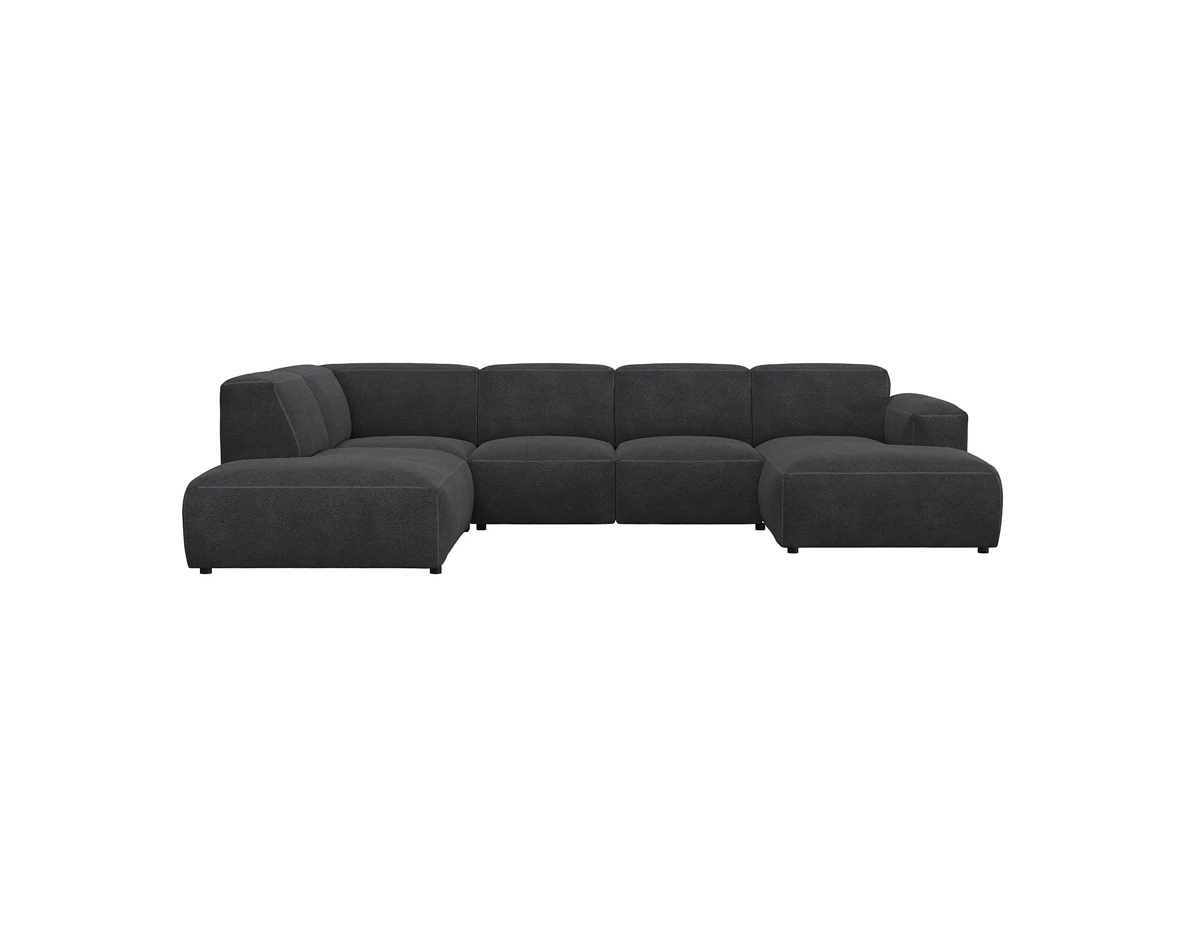 Flexlux 2 Sitzer Eckcouch Chaiselong Open-End Bild 1