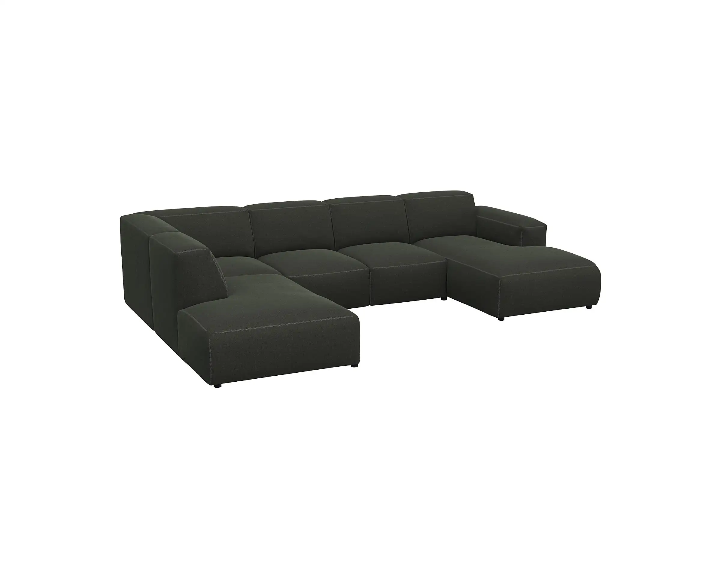 Flexlux 2 Sitzer Eckcouch Chaiselong Open-End Bild 2