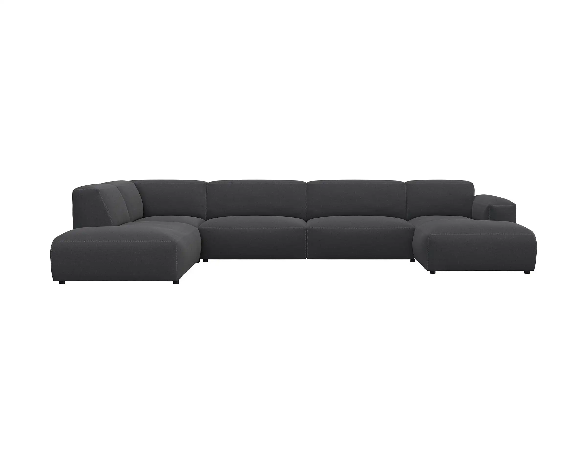 Flexlux 3 Sitzer Eckcouch Chaiselong Open-End Bild 1