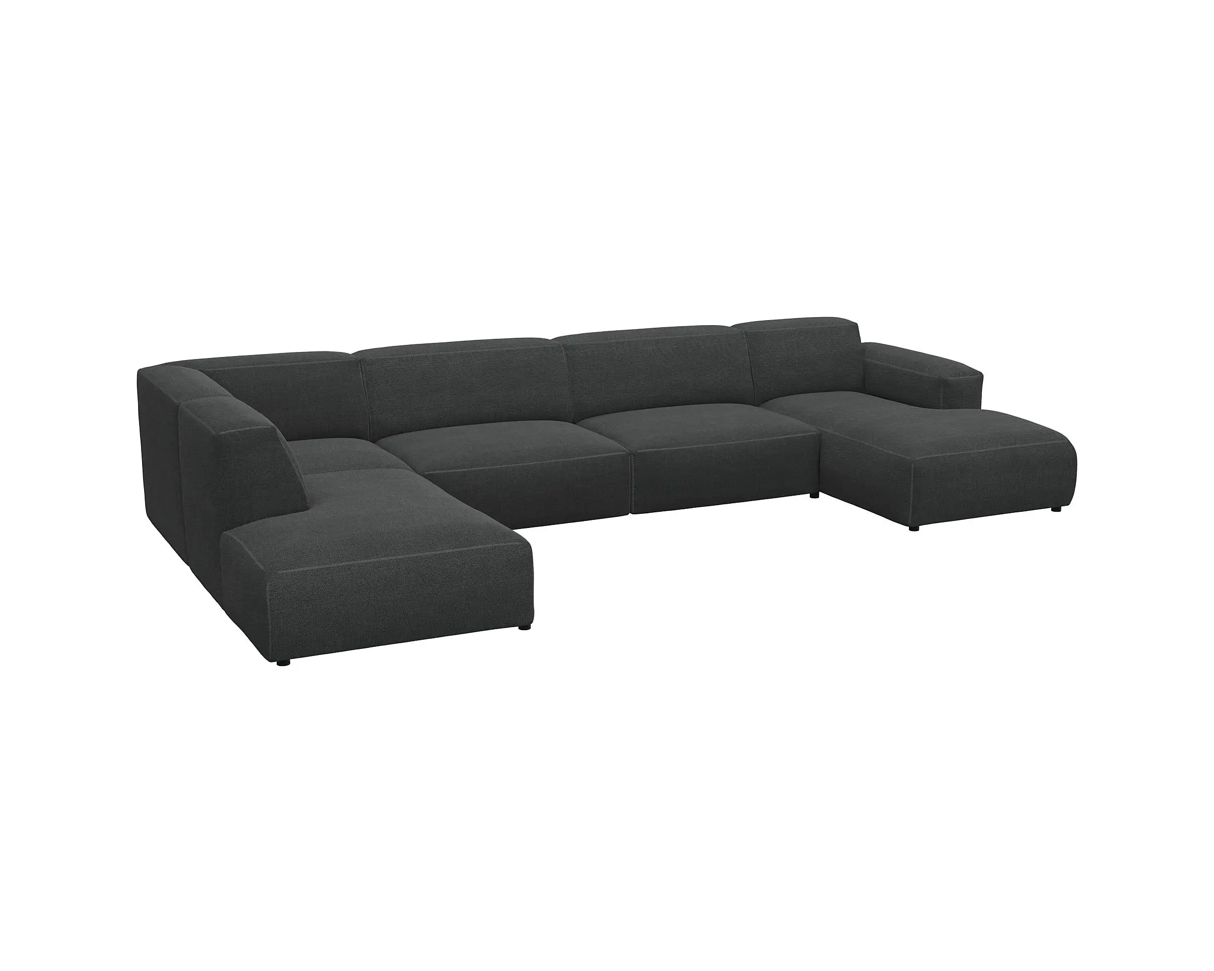 Flexlux 3 Sitzer Eckcouch Chaiselong Open-End Bild 2