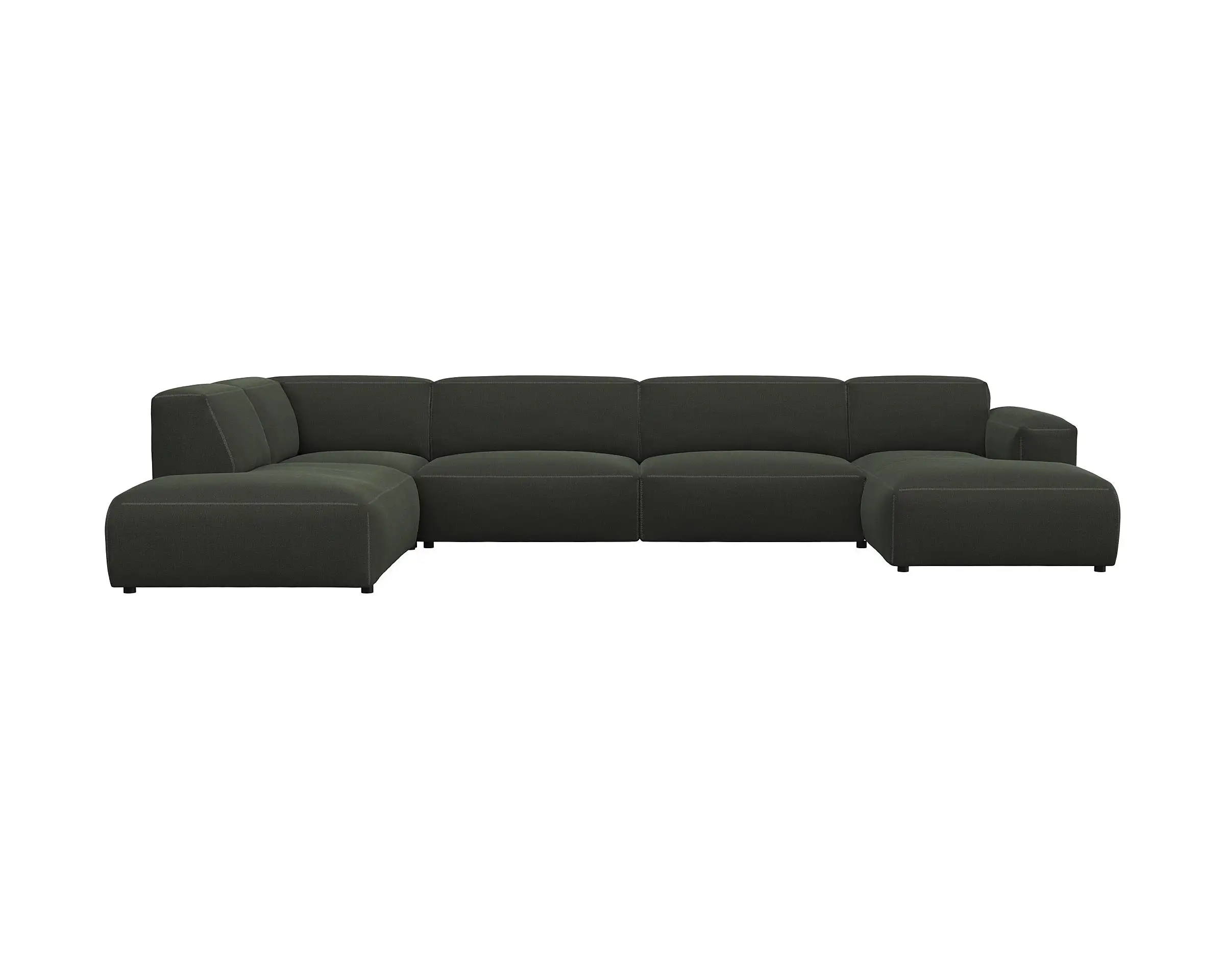 Flexlux 3 Sitzer Eckcouch Chaiselong Open-End Bild 1