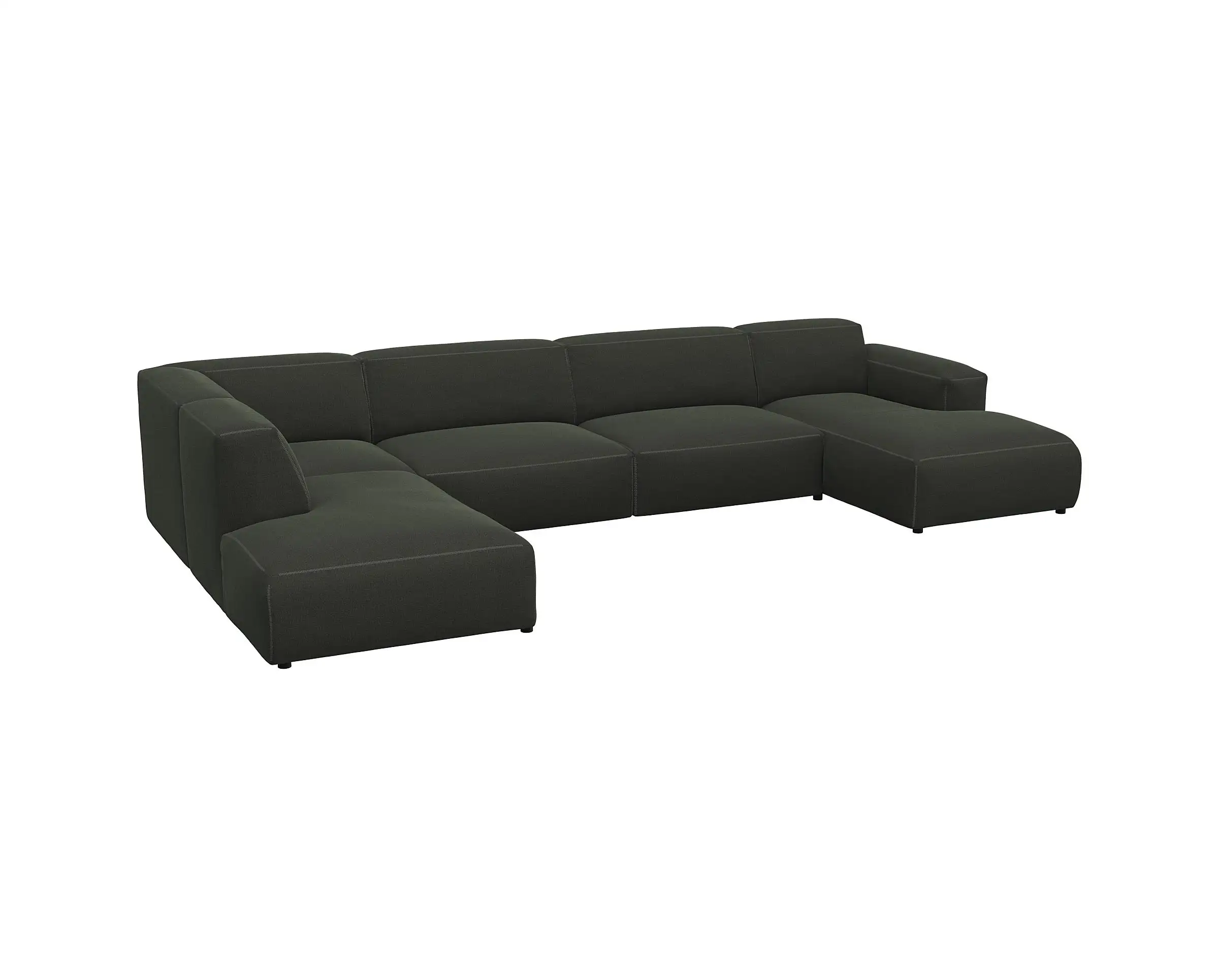 Flexlux 3 Sitzer Eckcouch Chaiselong Open-End Bild 2