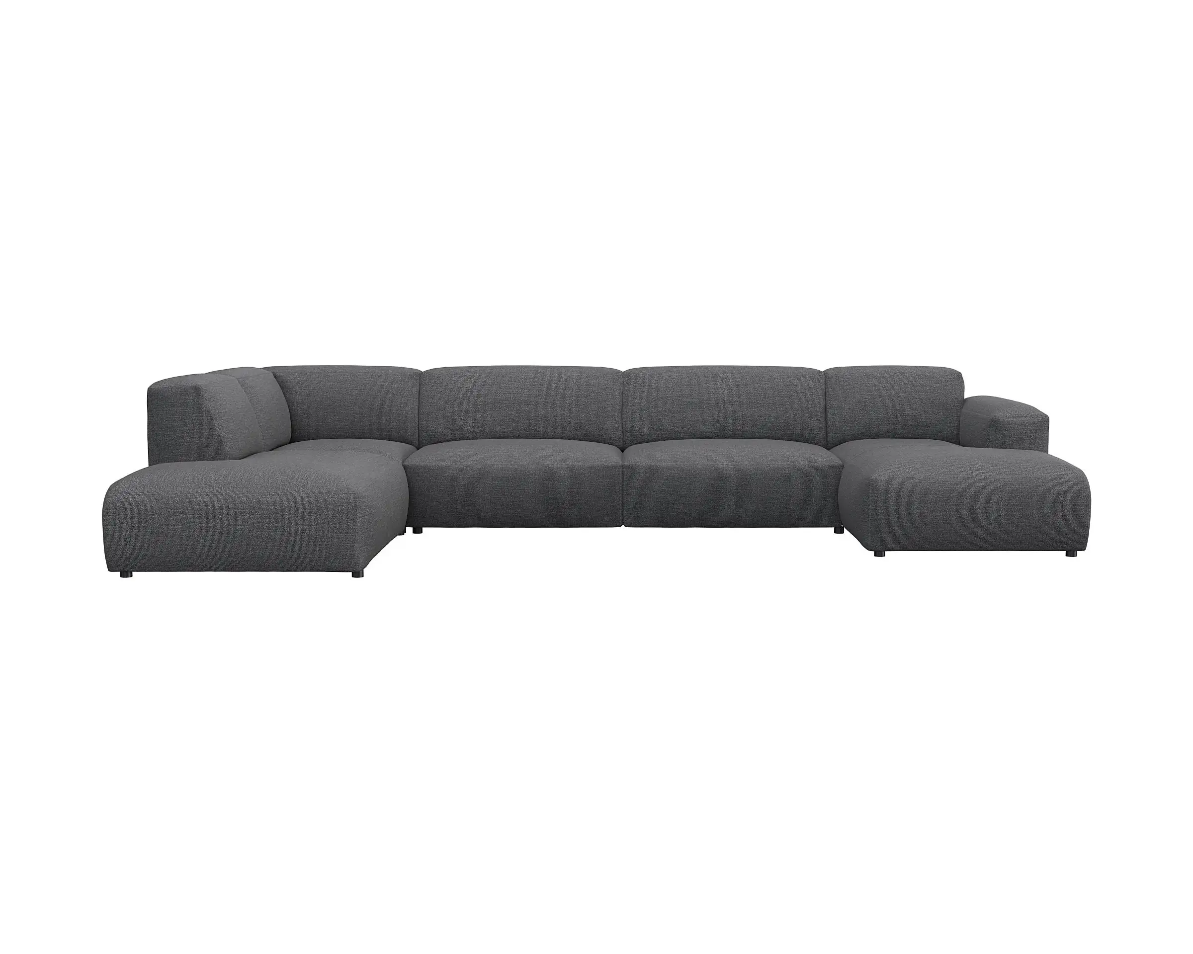 Flexlux 3 Sitzer Eckcouch Chaiselong Open-End Bild 1