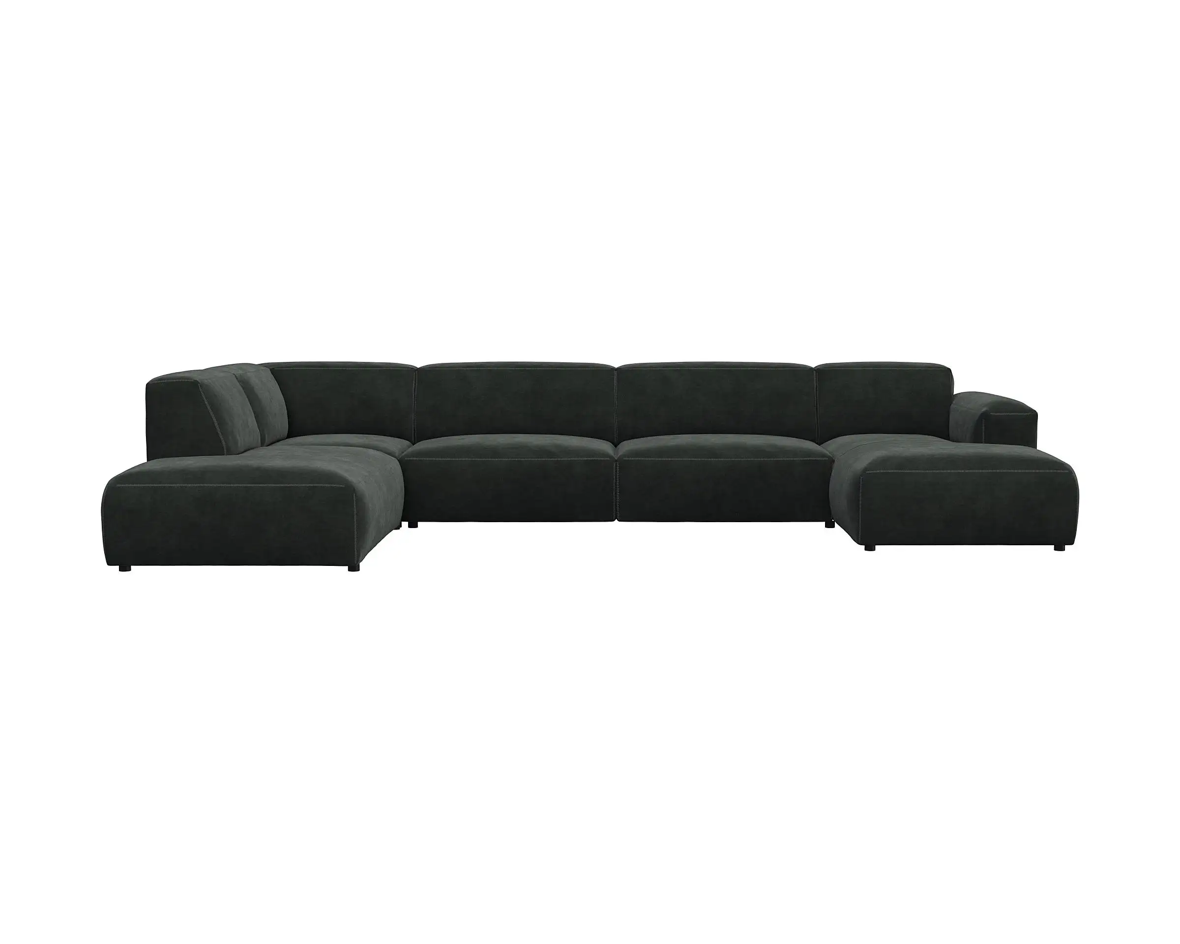 Flexlux 3 Sitzer Eckcouch Chaiselong Open-End Bild 1
