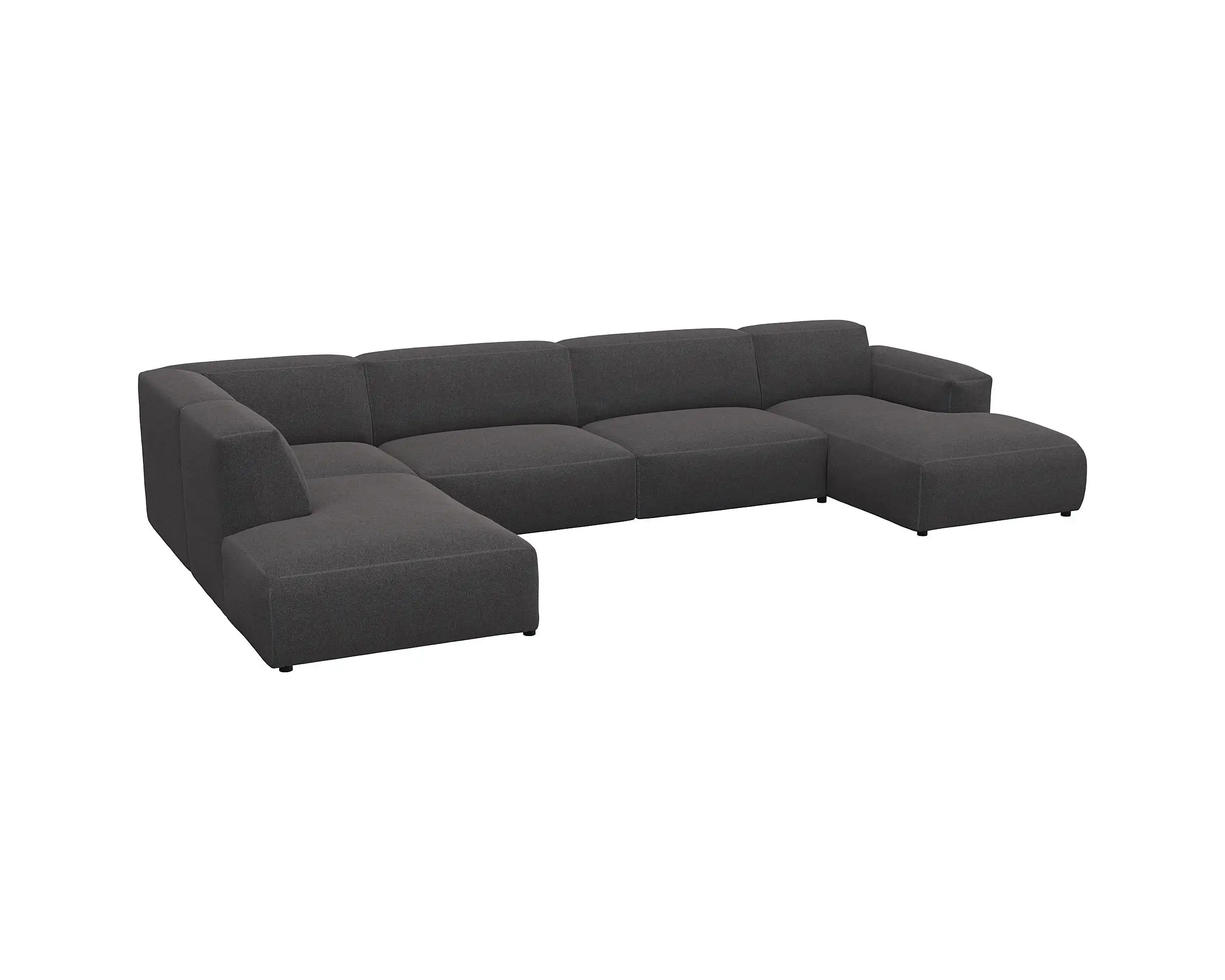 Flexlux 3 Sitzer Eckcouch Chaiselong Open-End Bild 2