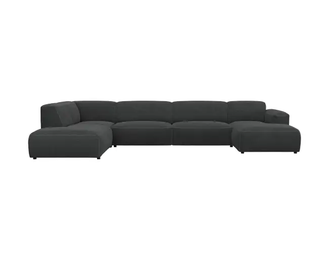 Lucera 3 Sitzer Eckcouch Chaiselong Open-End 1