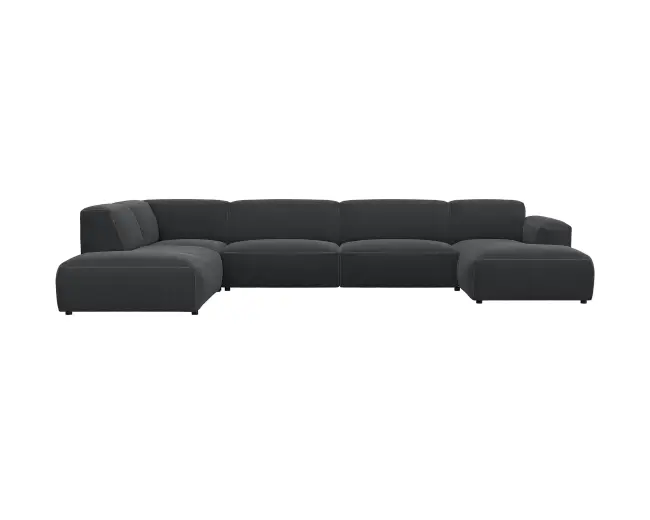 Lucera 3 Sitzer Eckcouch Chaiselong Open-End 1
