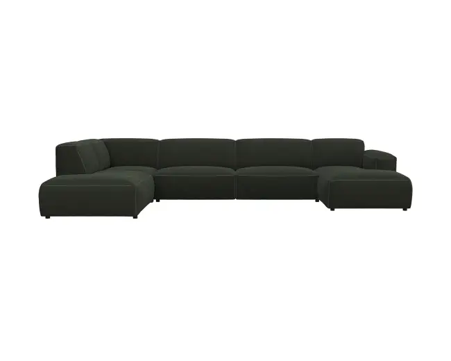 Lucera 3 Sitzer Eckcouch Chaiselong Open-End 1