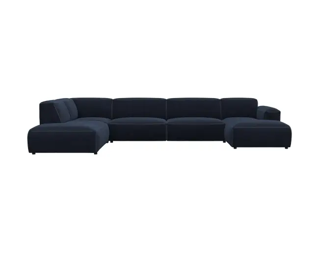 Lucera 3 Sitzer Eckcouch Chaiselong Open-End 1