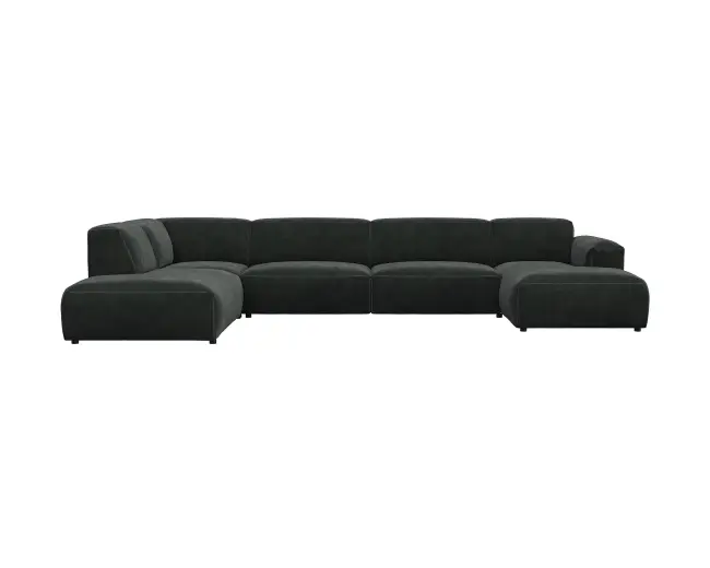 Lucera 3 Sitzer Eckcouch Chaiselong Open-End 1