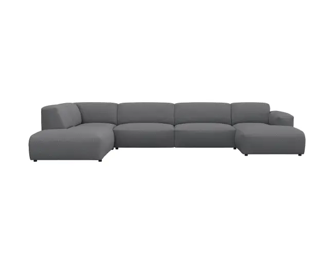 Lucera 3 Sitzer Eckcouch Chaiselong Open-End 1