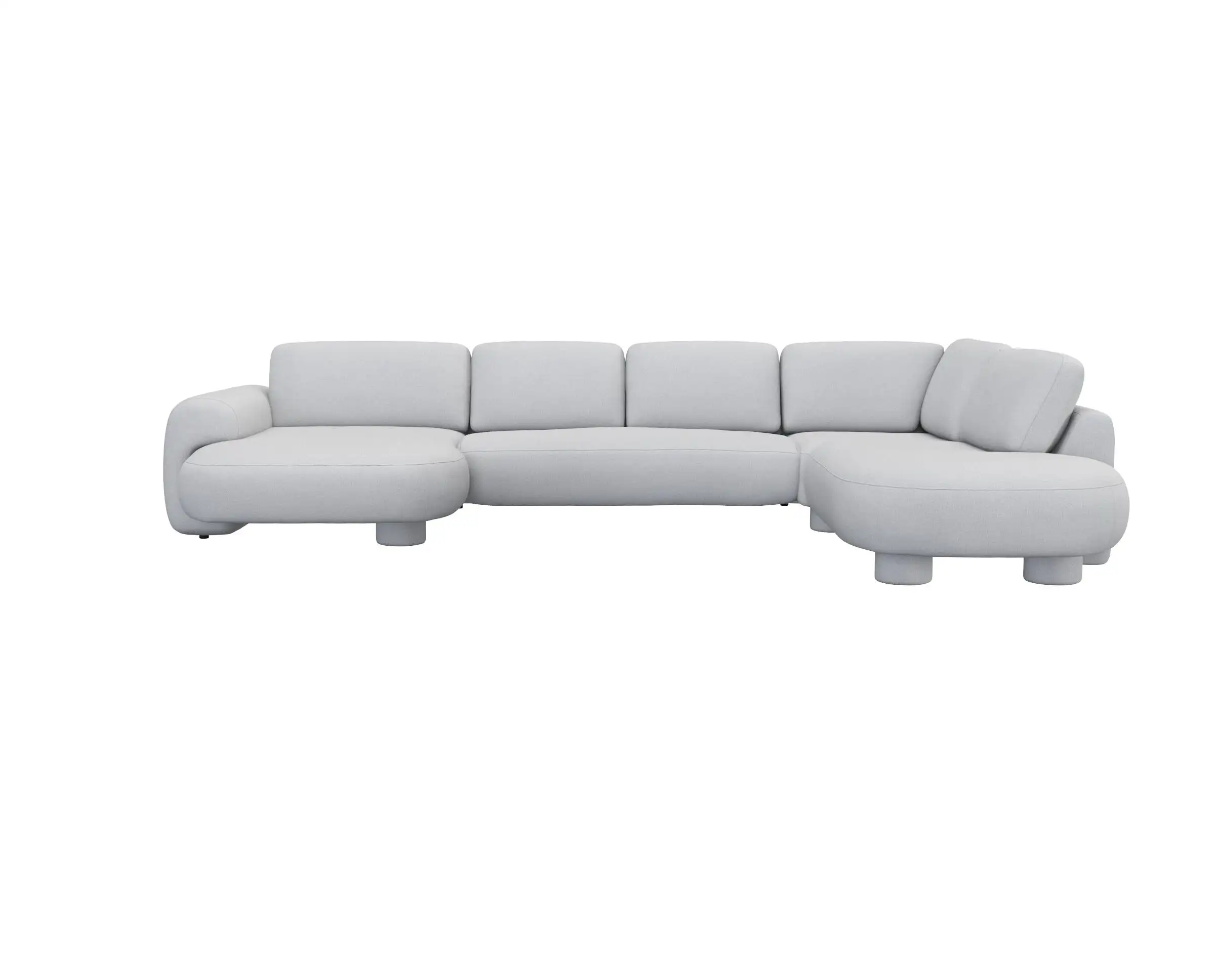 Flexlux 2.5 Sitzer Eckcouch Chaiselong Open-End Bild 1