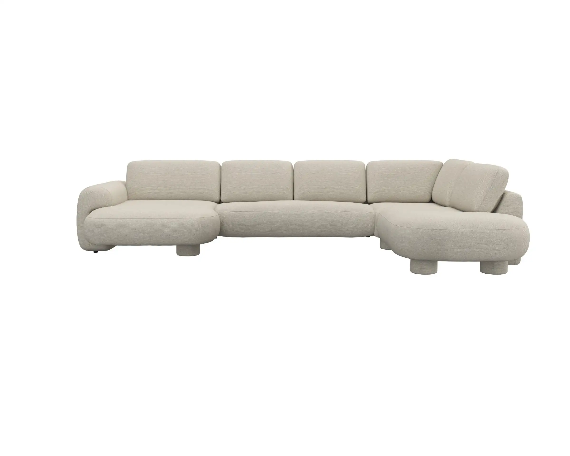 Flexlux 2.5 Sitzer Eckcouch Chaiselong Open-End Bild 1