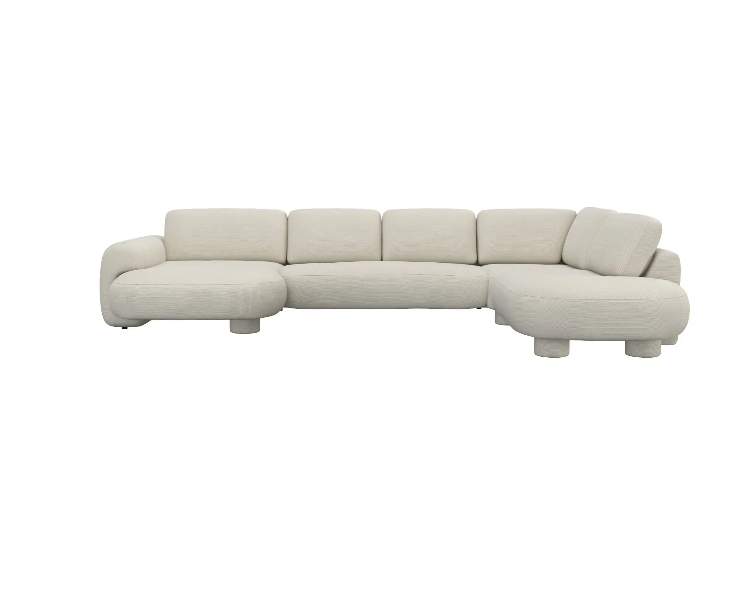 Flexlux 2.5 Sitzer Eckcouch Chaiselong Open-End Bild 1
