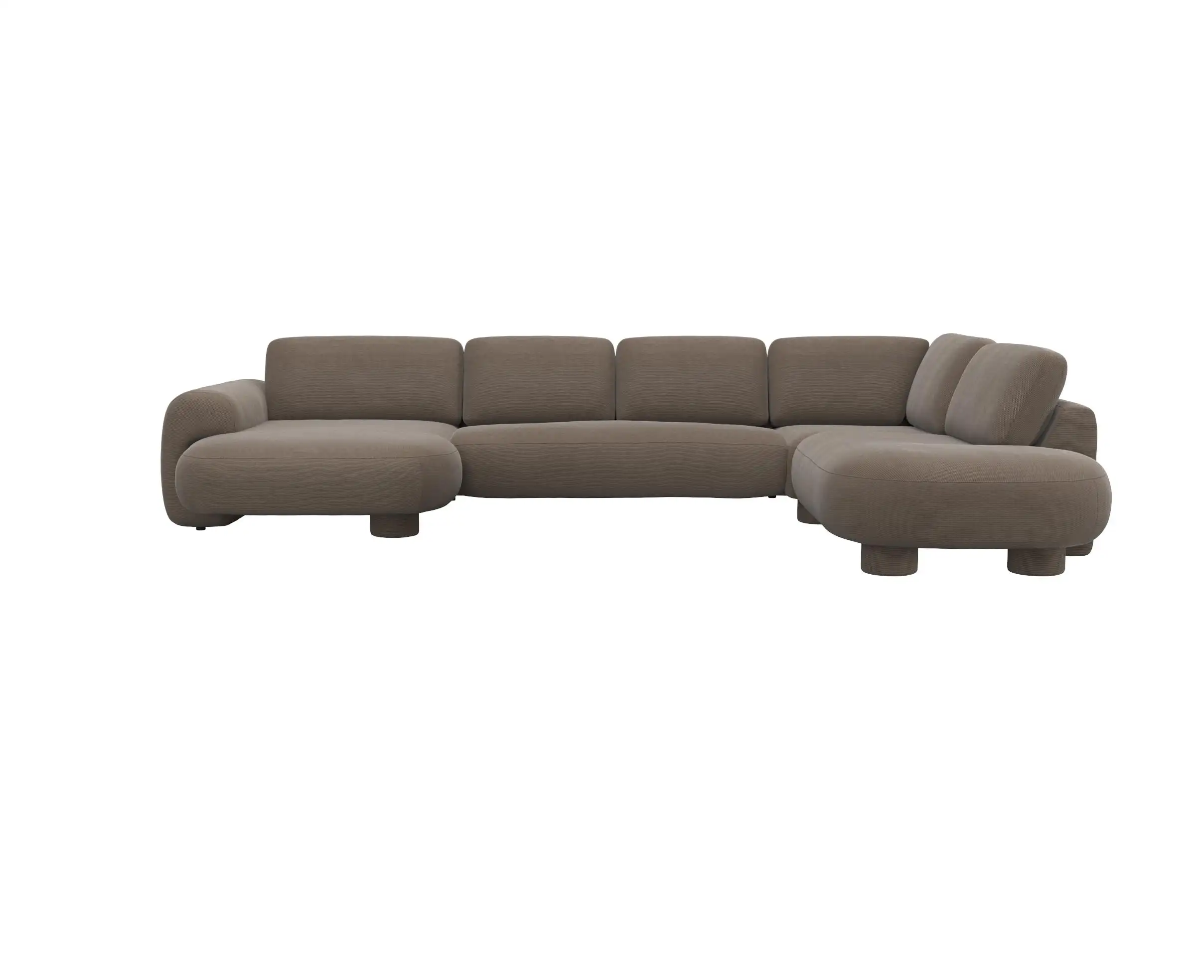 Flexlux 2.5 Sitzer Eckcouch Chaiselong Open-End Bild 1