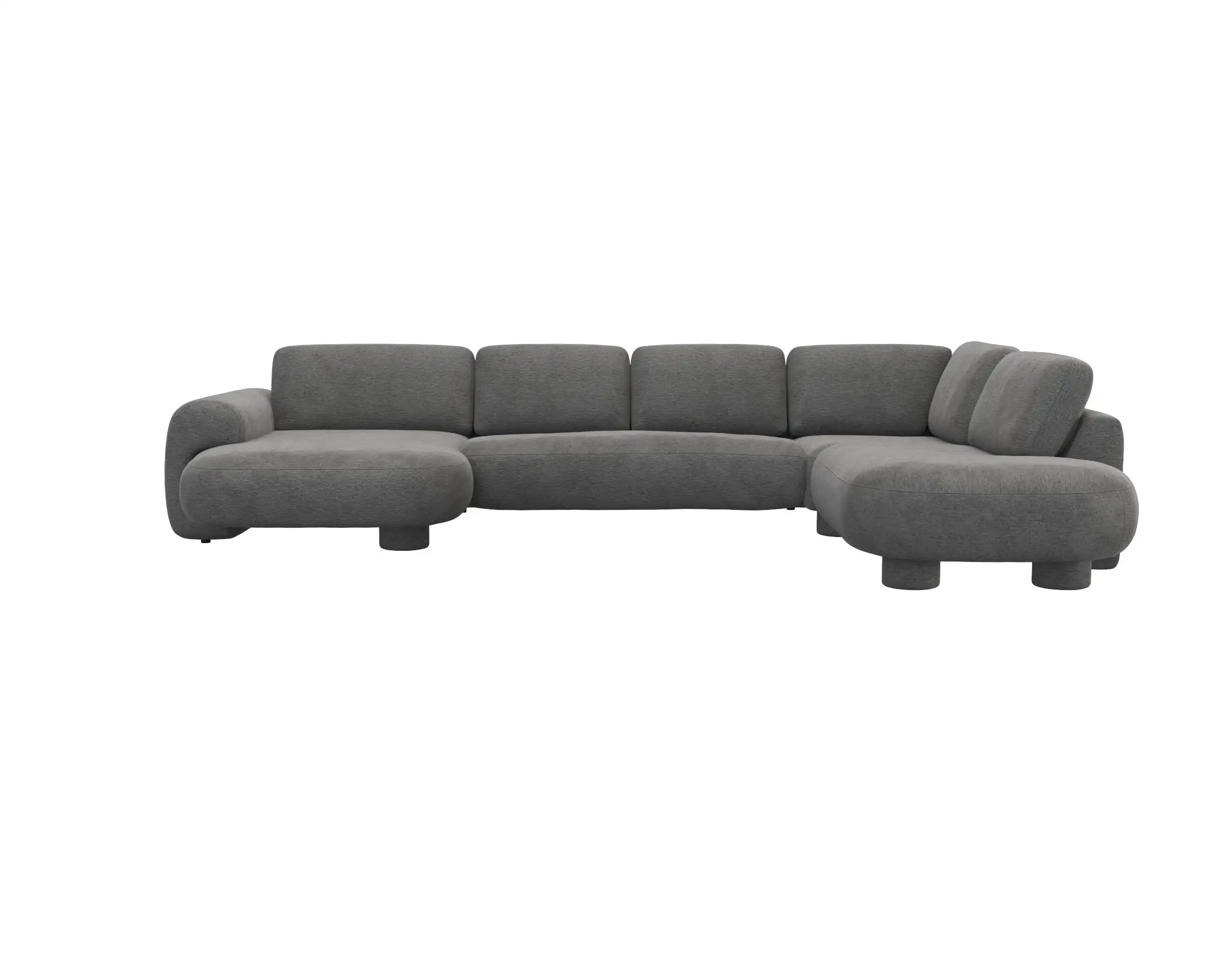 Flexlux 2.5 Sitzer Eckcouch Chaiselong Open-End Bild 1