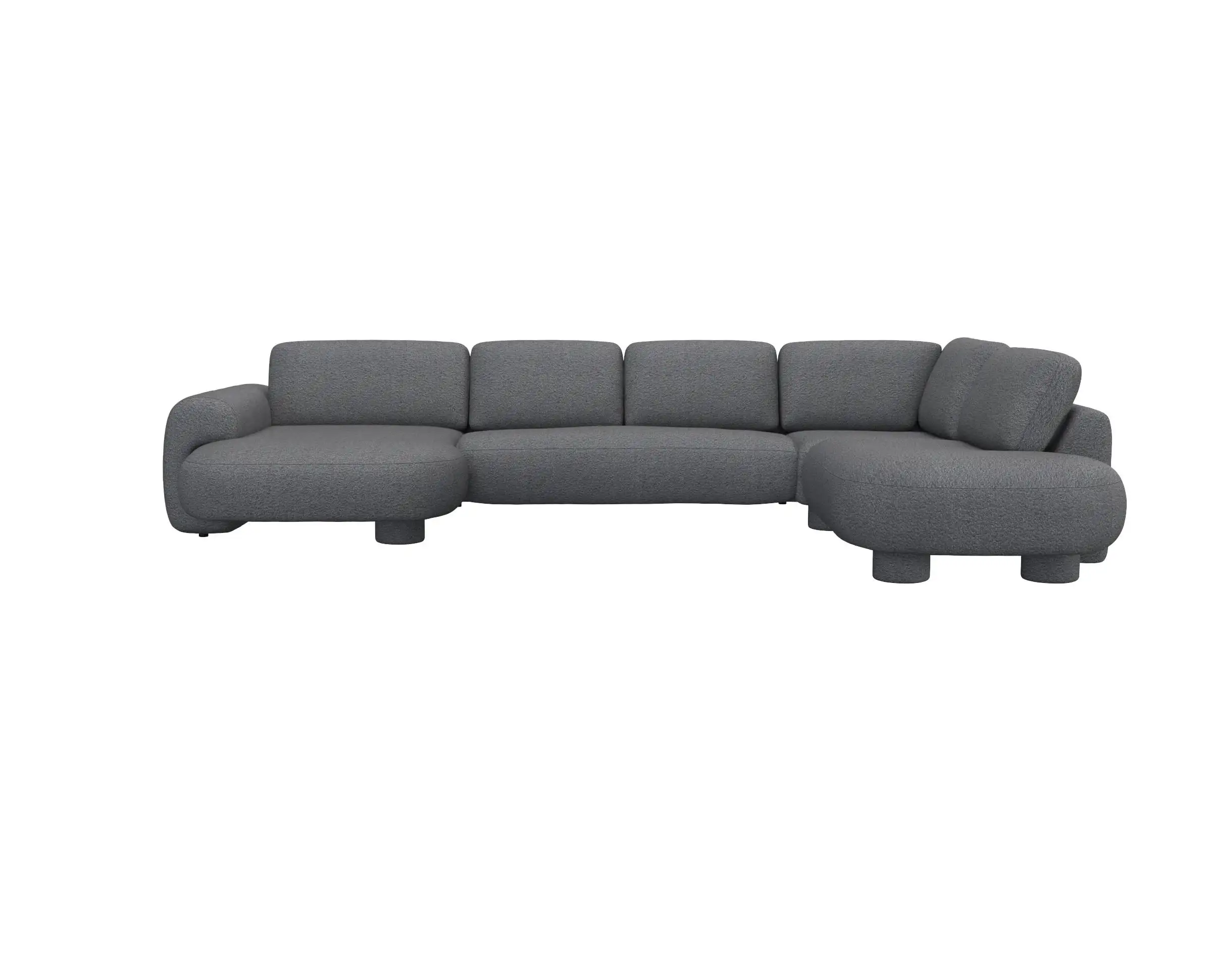 Flexlux 2.5 Sitzer Eckcouch Chaiselong Open-End Bild 1