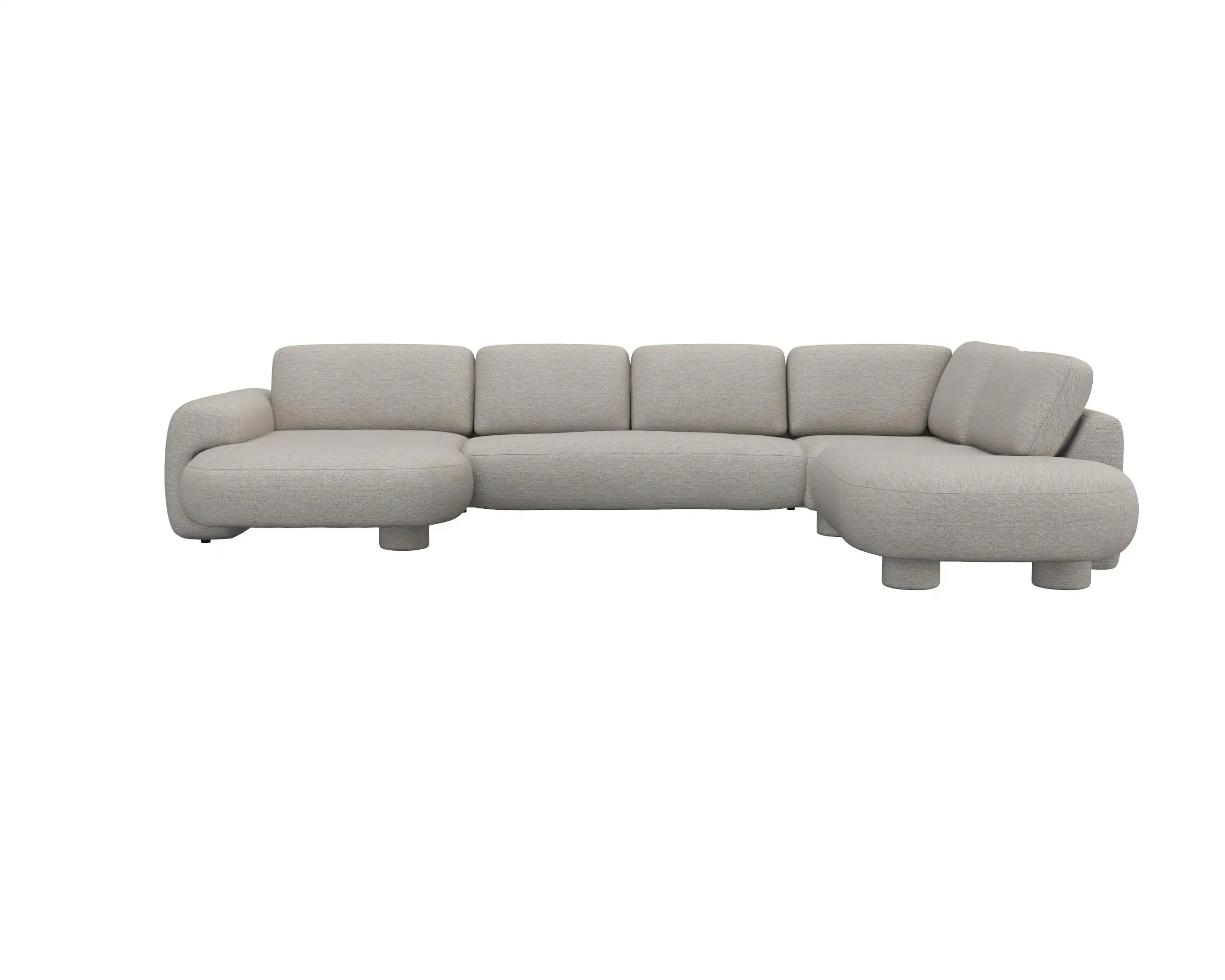 Flexlux 2.5 Sitzer Eckcouch Chaiselong Open-End Bild 1