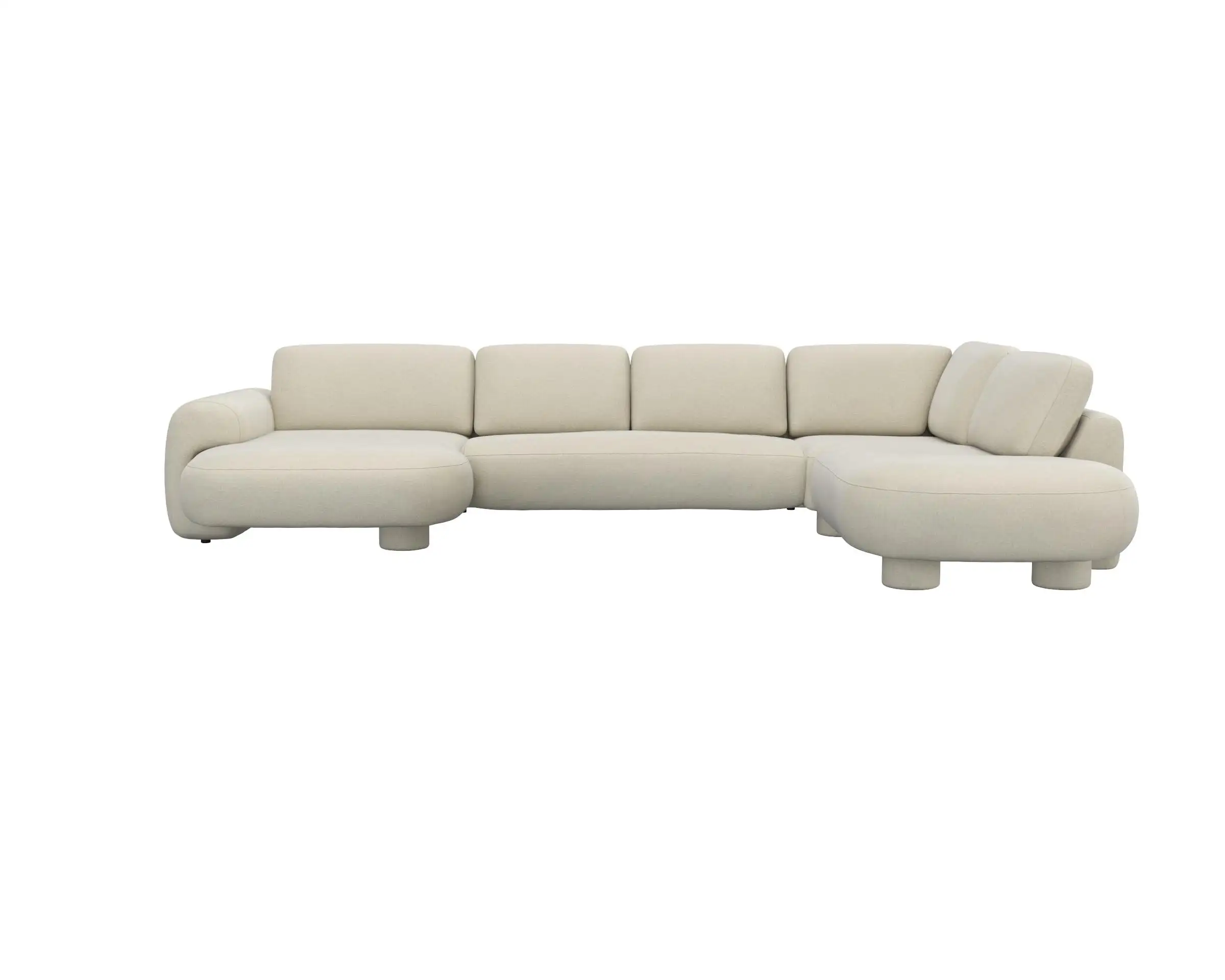 Flexlux 2.5 Sitzer Eckcouch Chaiselong Open-End Bild 1