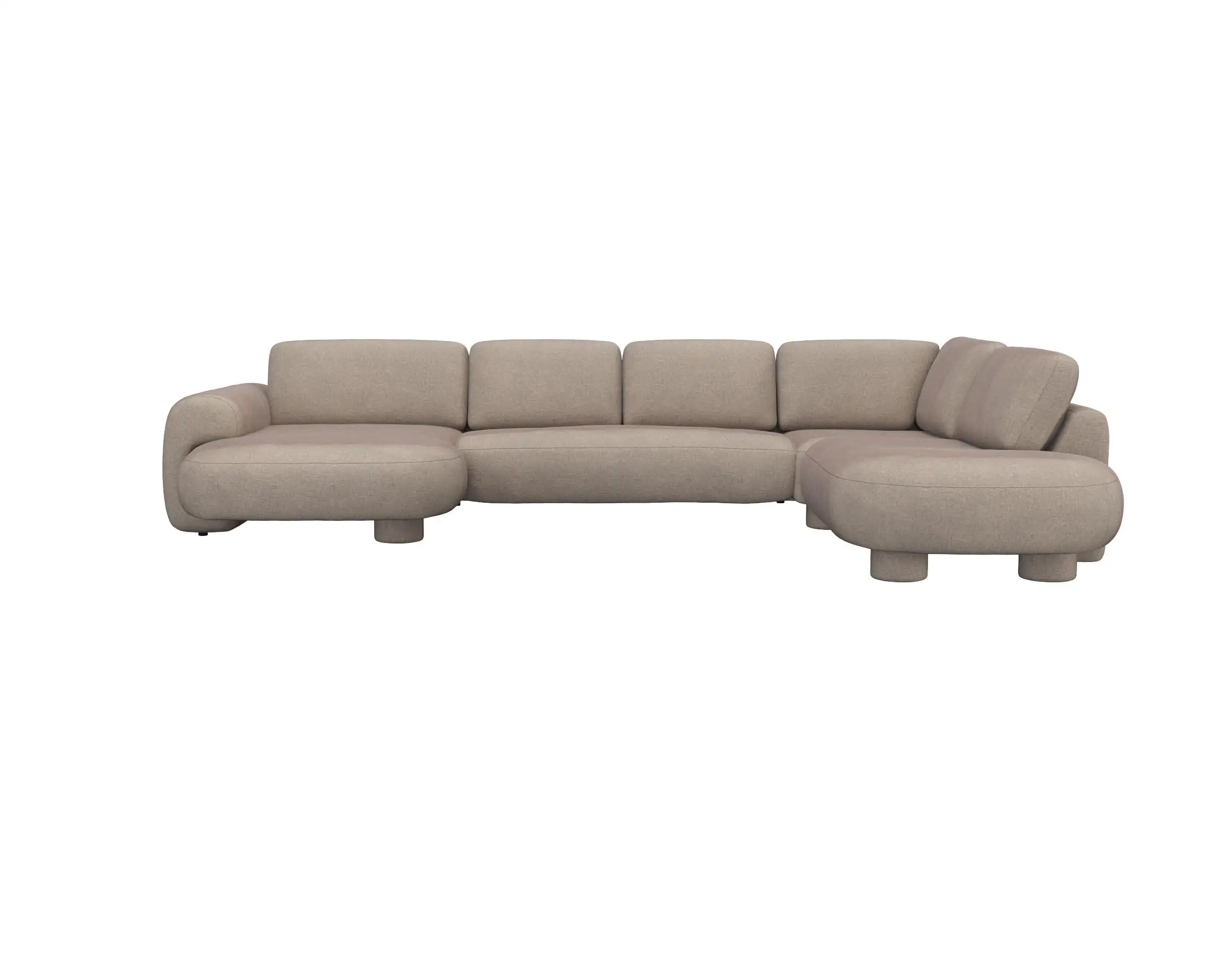 Flexlux 2.5 Sitzer Eckcouch Chaiselong Open-End Bild 1