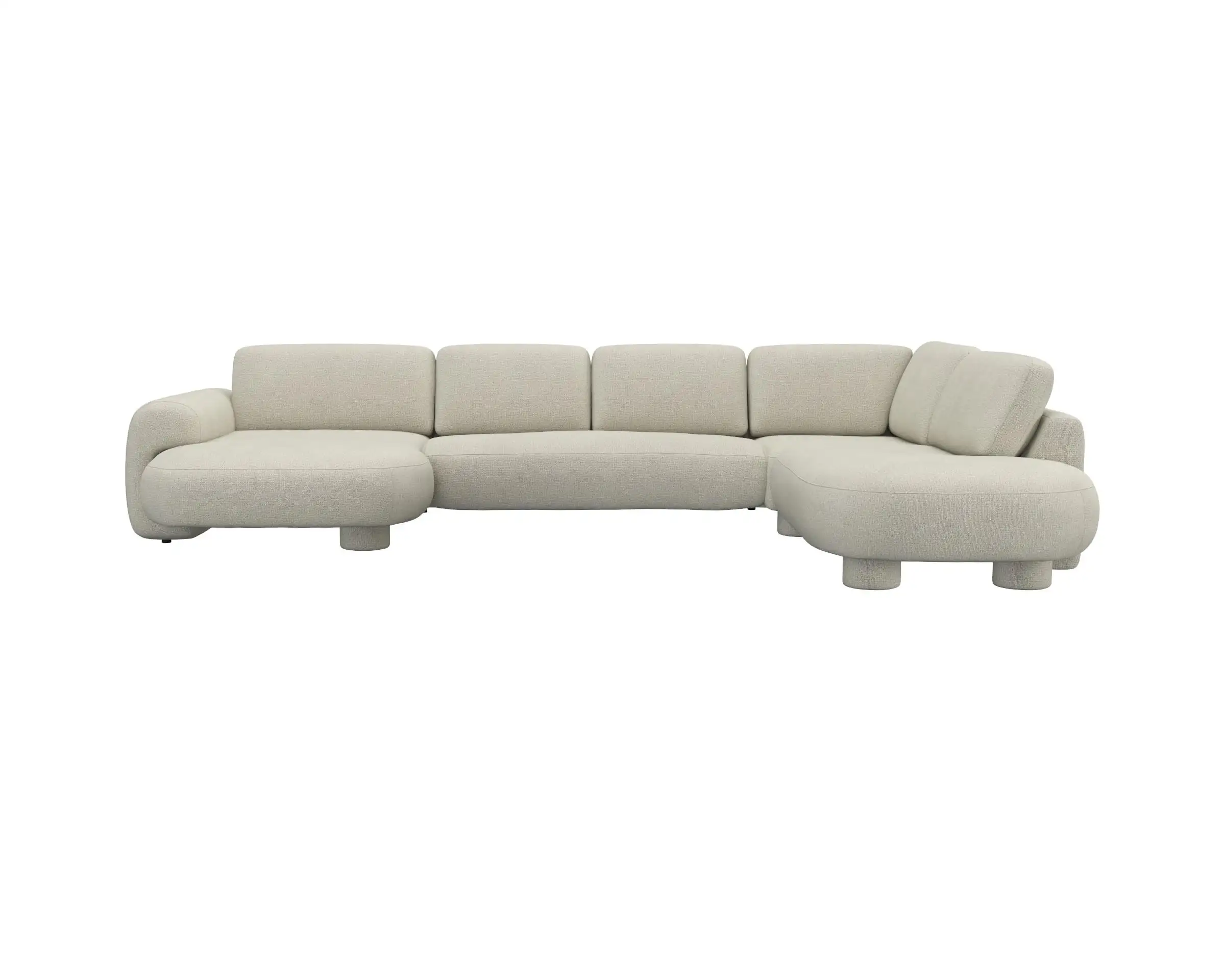 Flexlux 2.5 Sitzer Eckcouch Chaiselong Open-End Bild 1