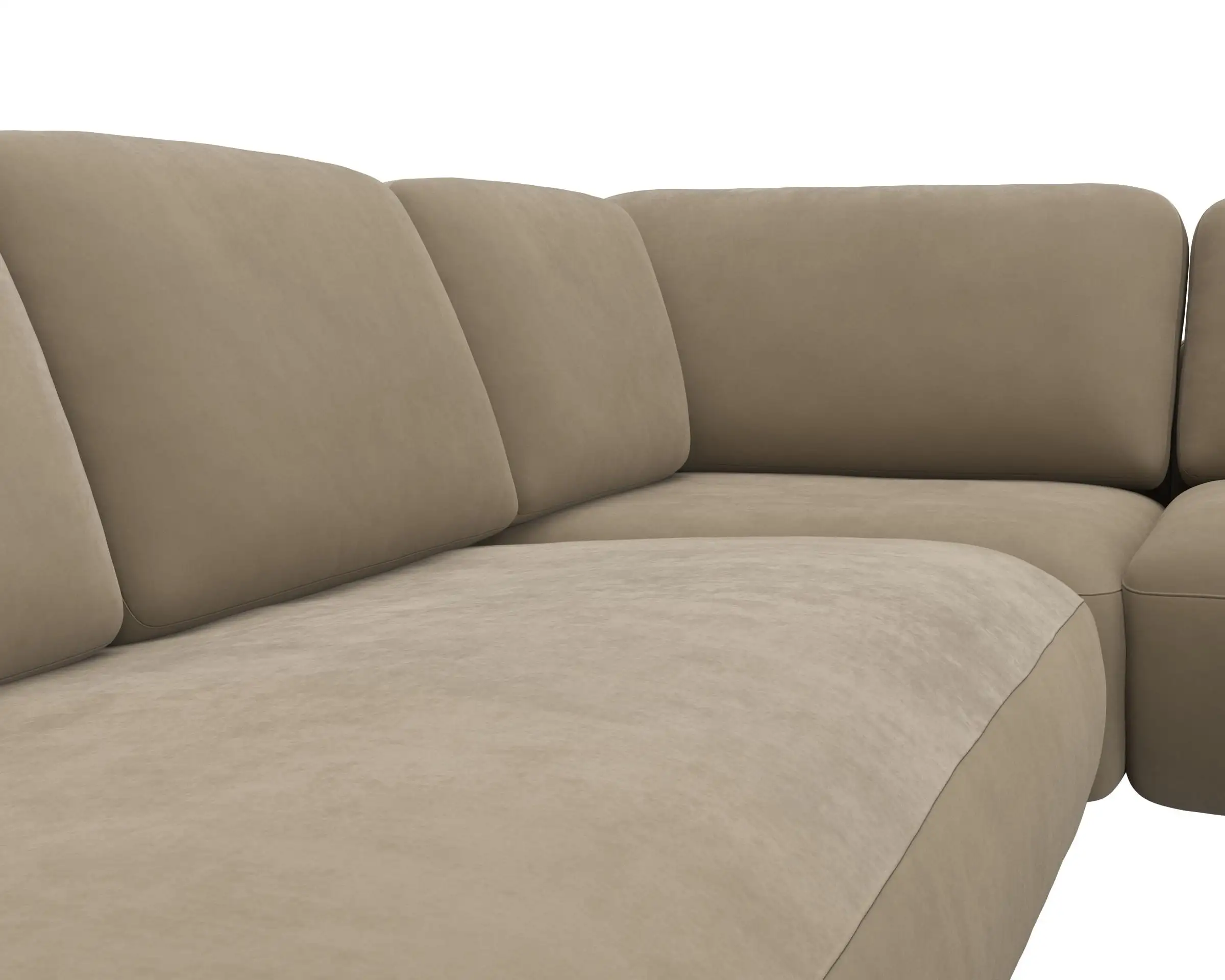 Flexlux 2.5 Sitzer Eckcouch Chaiselong Open-End Bild 4