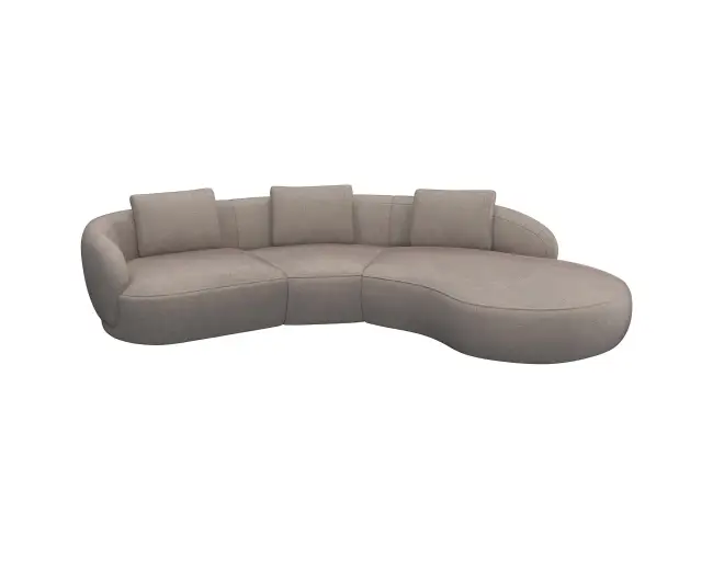 Torino 1.5 Sitzer Eckcouch Chaiselong 2