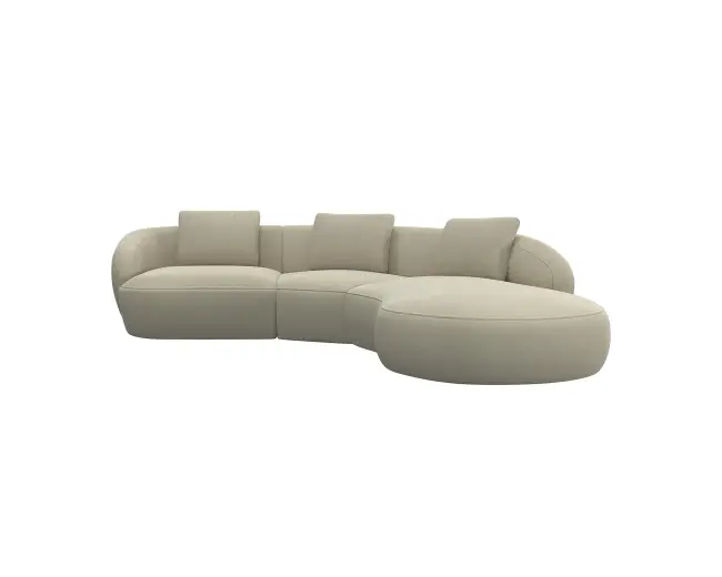 Torino 1.5 Sitzer Eckcouch Chaiselong 1